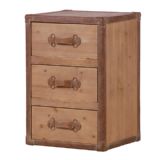 Woodland 3 Drawer Wooden Trunk